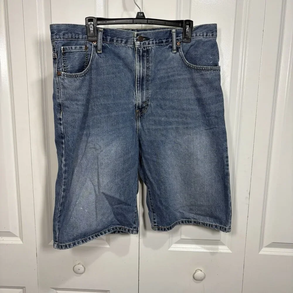 Levi’s 569 Jean Shorts Men 36 Relaxed Fit Denim Carpenter Skater Y2K